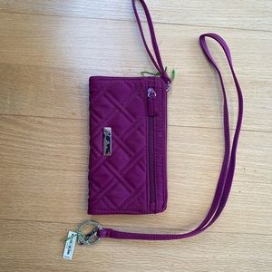 Vera Bradley Wristlet/Wallet and lanyard NWT
